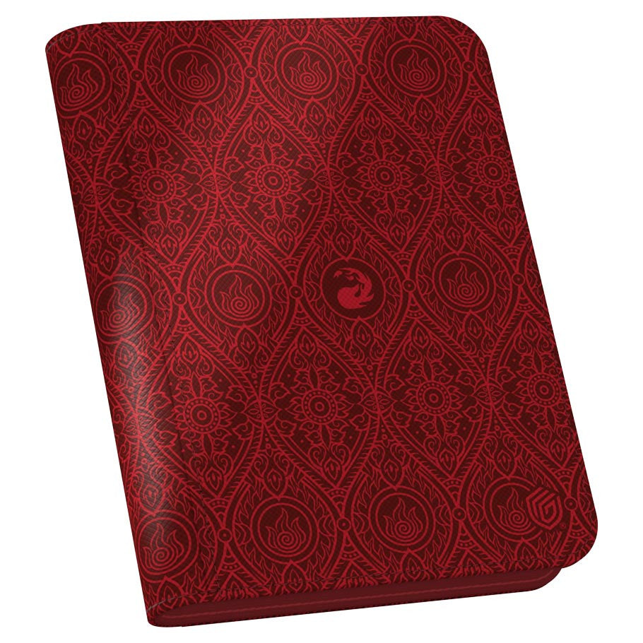 Binder: 4-Pocket: ZipFolio: Magic the Gathering: Avatar The Last Airbender: Mana Symbol Red