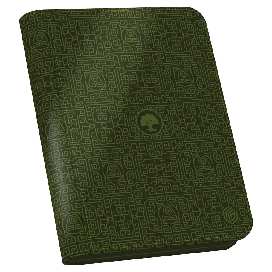 Binder: 4-Pocket: ZipFolio: Magic the Gathering: Avatar The Last Airbender: Mana Symbol Green