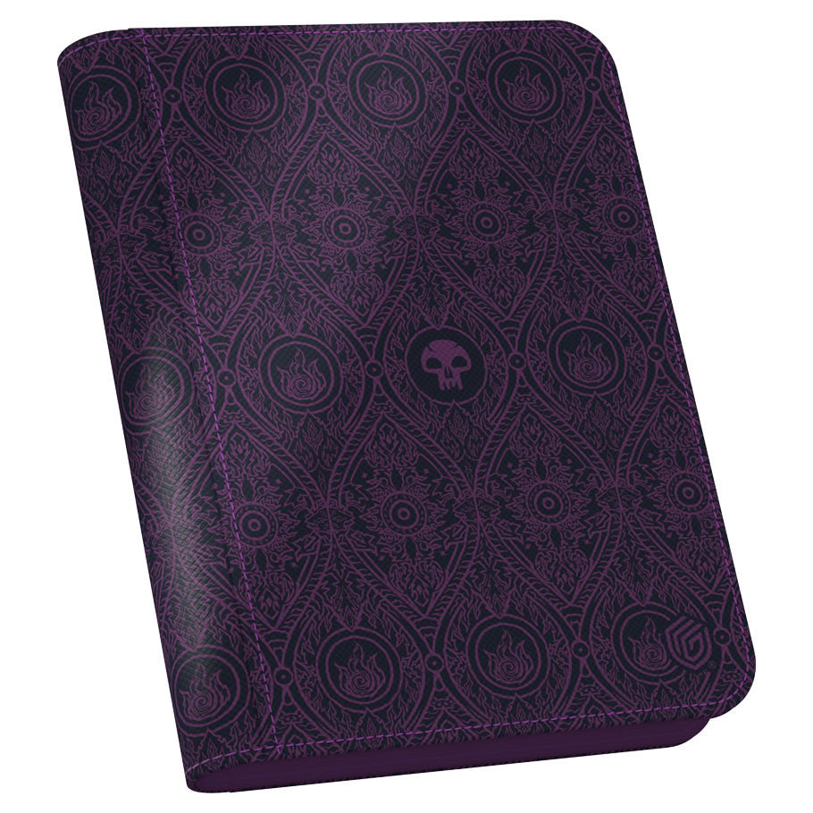 Binder: 4-Pocket: ZipFolio: Magic the Gathering: Avatar The Last Airbender: Mana Symbol Black