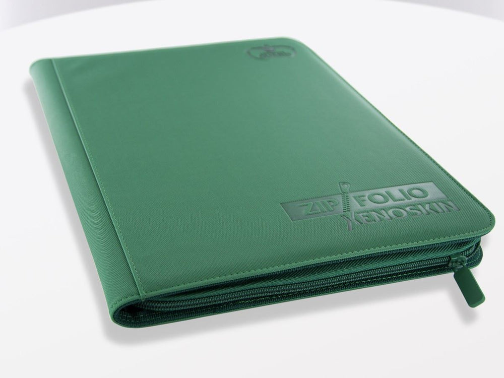 Zipfolio 9-Pocket Xenoskin - Green