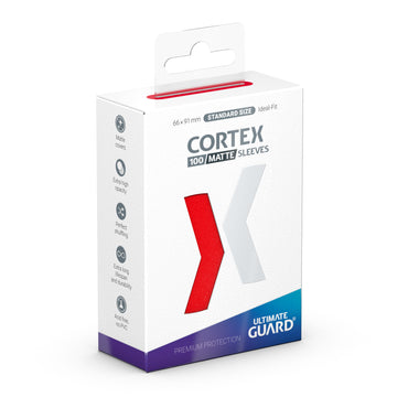 Cortex Sleeves - Matte Red (100)