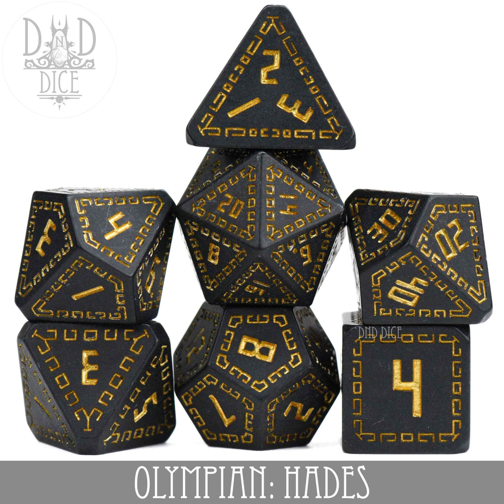 RPG Dice Set - Olympian (Hades)