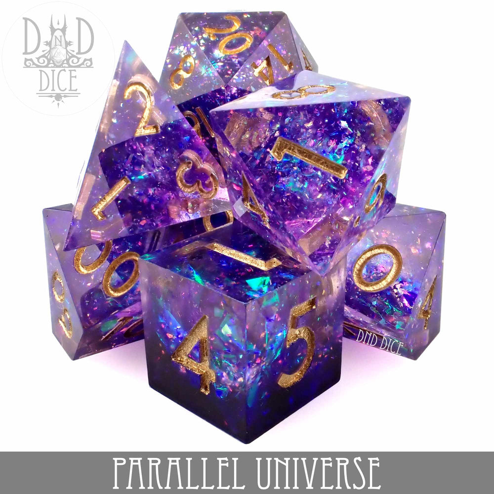Sharp Edge Resin Dice Set - Parallel Universe