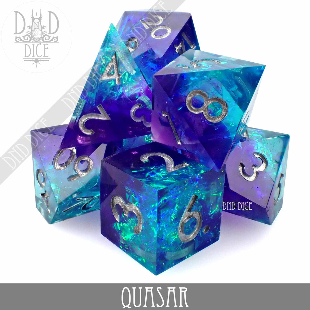 Sharp Edge Resin Dice Set - Quasar