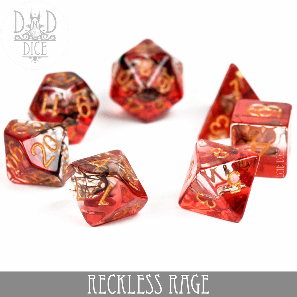 RPG Dice Set - Reckless Rage