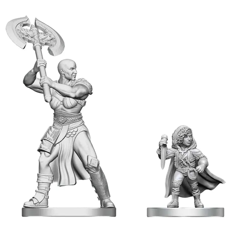 D&D: Nolzur's Marvelous Miniatures: Goliath Barbarian & Halfling Rogue