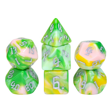 RPG Dice Set - Weeping Willow