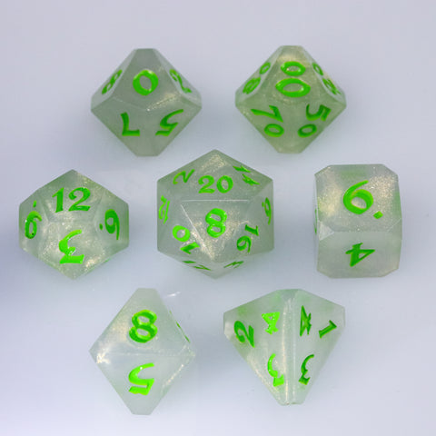 RPG Dice Set - Ectoplasm (7-Piece)
