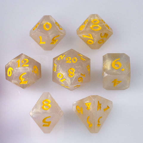 RPG Dice Set - Embers of Chaos (7-Piece)