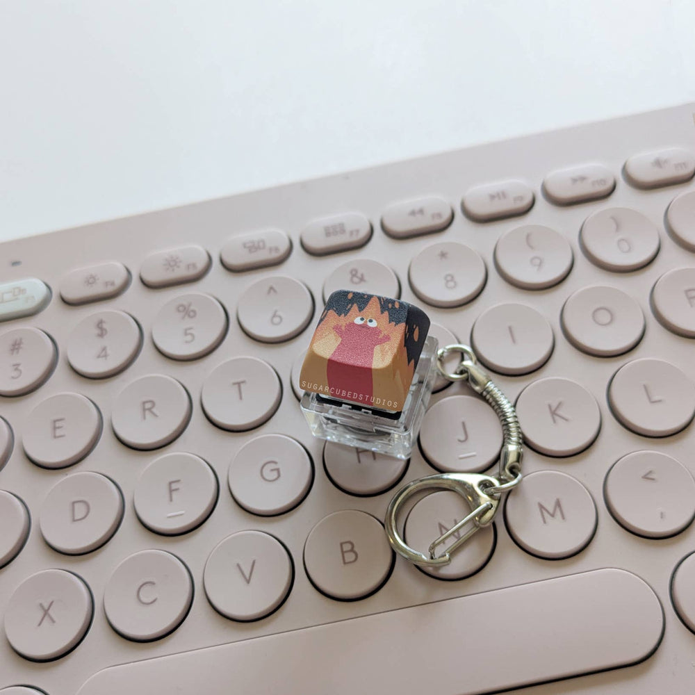 Fidget Keycap Keychain - H-elmo