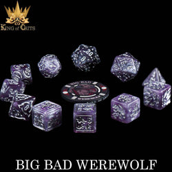 King of Crits Dice Set - Big Bad Werewolf (11-Piece)