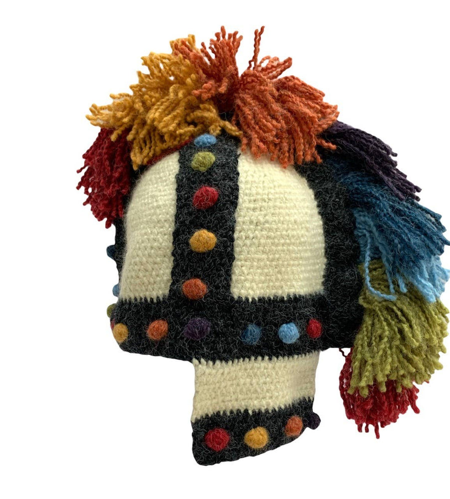 Knight Helmet Knit Hat