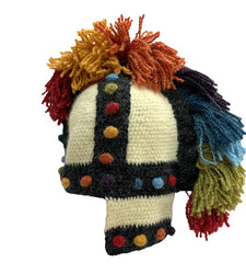 Knight Helmet Knit Hat