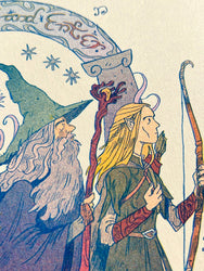 Riso Print - Lord of the Rings, Fellowship