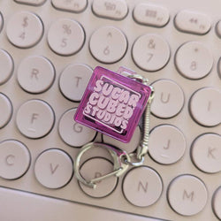 Fidget Keycap Keychain - Silly Ghost Boi