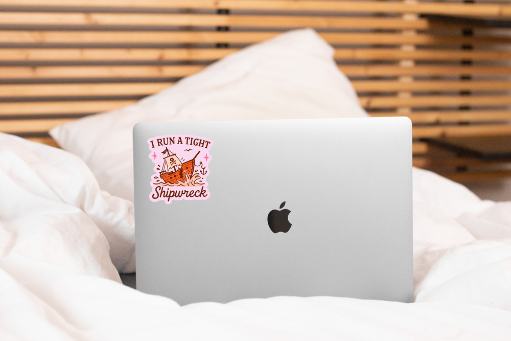 Sticker - I Run a Tight Ship Wreck
