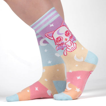 Crew Socks - Mystic Kitty