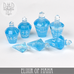 King of Crits Dice Set - Elixir of Mana