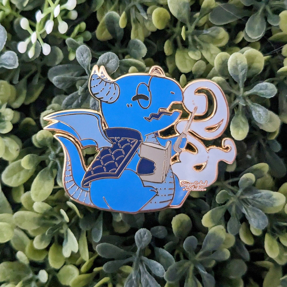 D&D Enamel Pin - Draconic Wizard