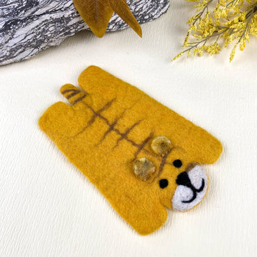 Animal Rug Coaster - Yellow Tiger