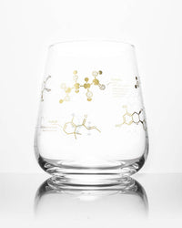 Drinking Glass - Chemistry of Wine (Case of 4)