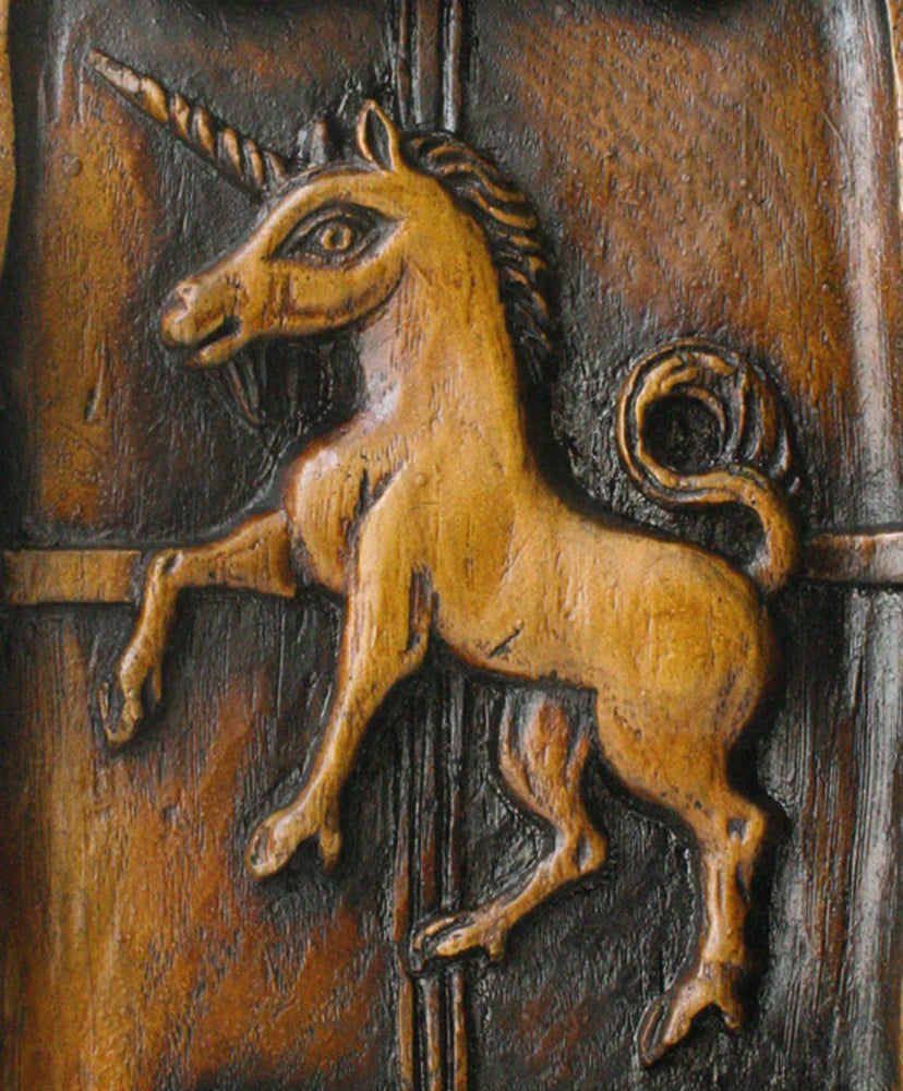 Reproduction Medieval Carving - Mythical Unicorn