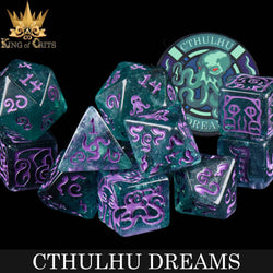 King of Crits Dice Set - Cthulhu Dreams (11-Piece)