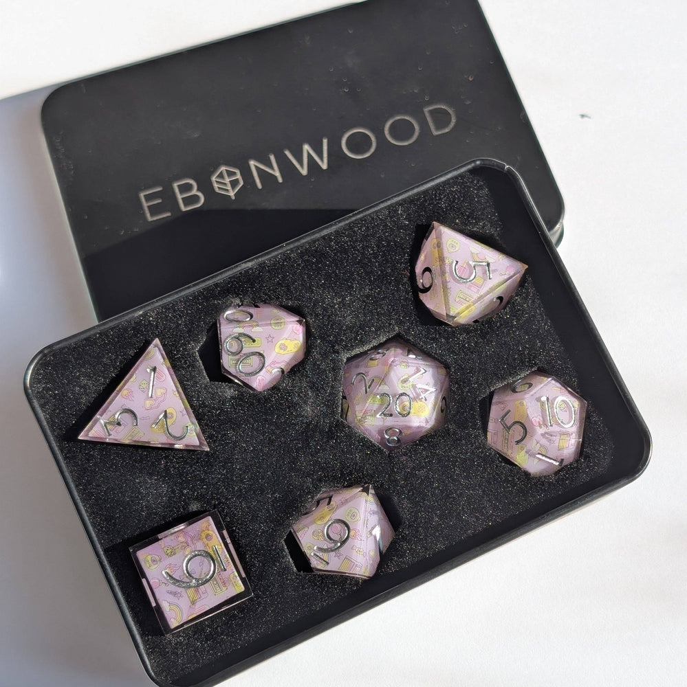 Ebonwood Dice Set - Memory Pop