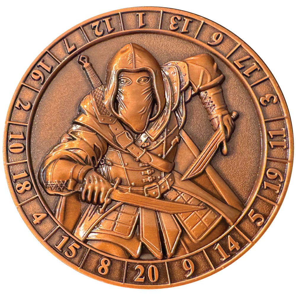 Dice Coin - D20 Rogue