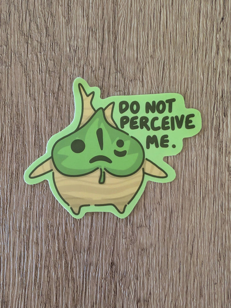 Vinyl Sticker - Zelda Do Not Perceive Korok