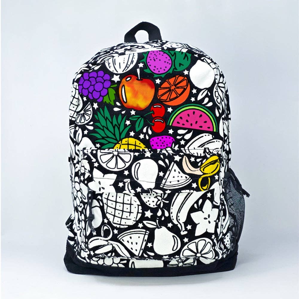 Color Your Own - Backpack (Retro Tech)