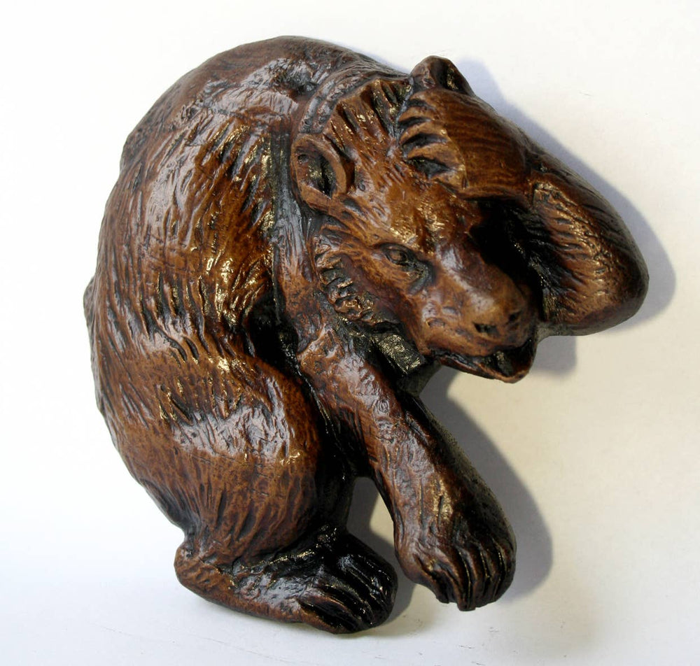 Reproduction Medieval Carving - Bear with a Sore Head