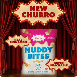 Muddy Bites - Churro Waffle Cone Snacks
