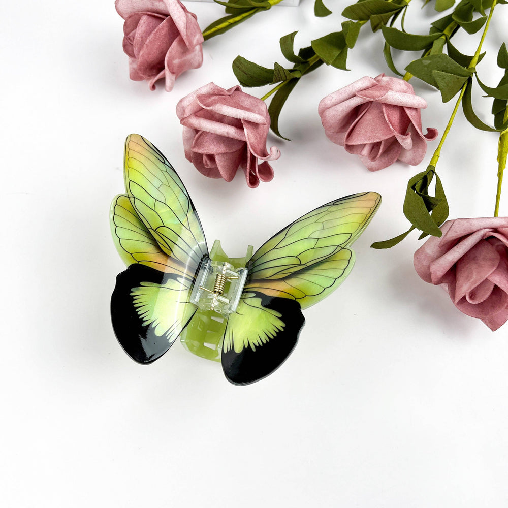 Hair Clip - Purple & Blue Butterfly