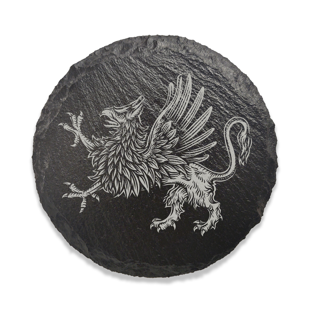 Slate Mythical Beast Coaster - Hippocampus
