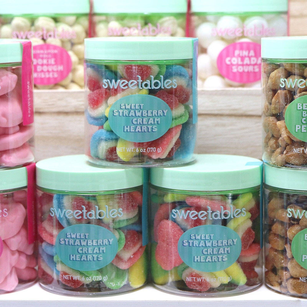 Sweet Strawberry Cream Hearts