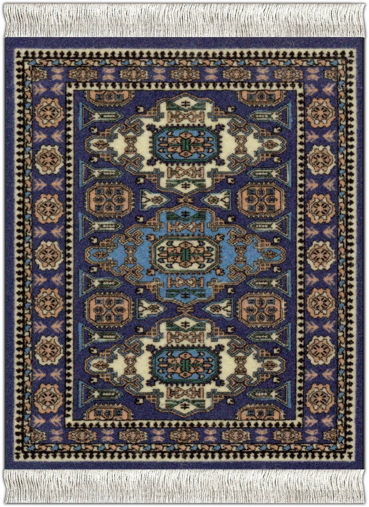 CoasterRug - Oriental Collection (4-Piece)