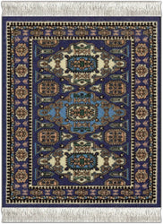 CoasterRug - Oriental Collection (4-Piece)