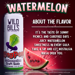 Cane Sugar Craft Soda - Watermelon Ring Pop