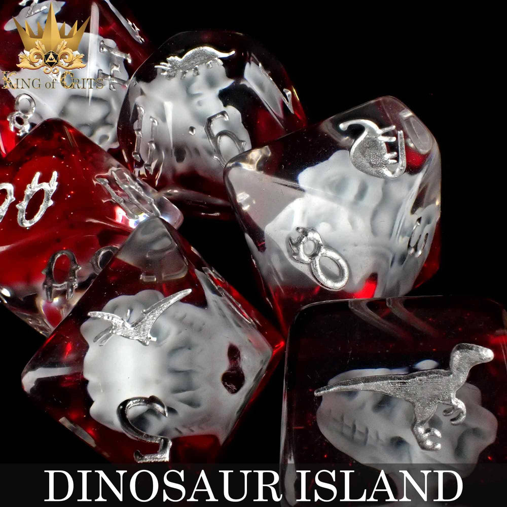King of Crits Dice Set - Dinosaur Island (11-Piece)