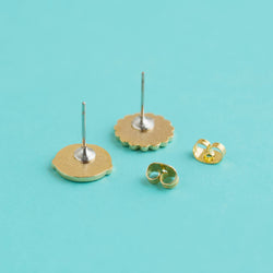 Enamel Earrings - Luna & Sol