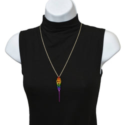 Pridemaille Spike Pendant - LGBTQ Rainbow
