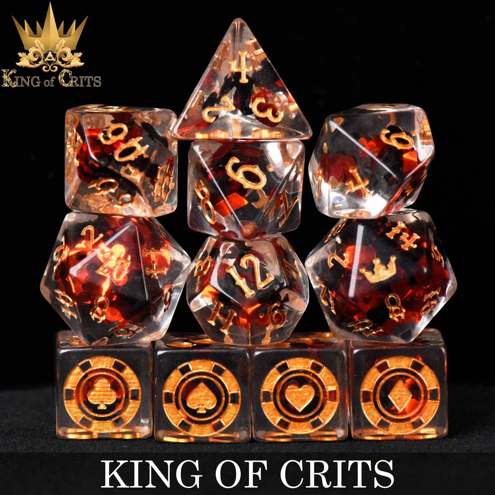 King of Crits Dice Set - The Original (11-Piece)