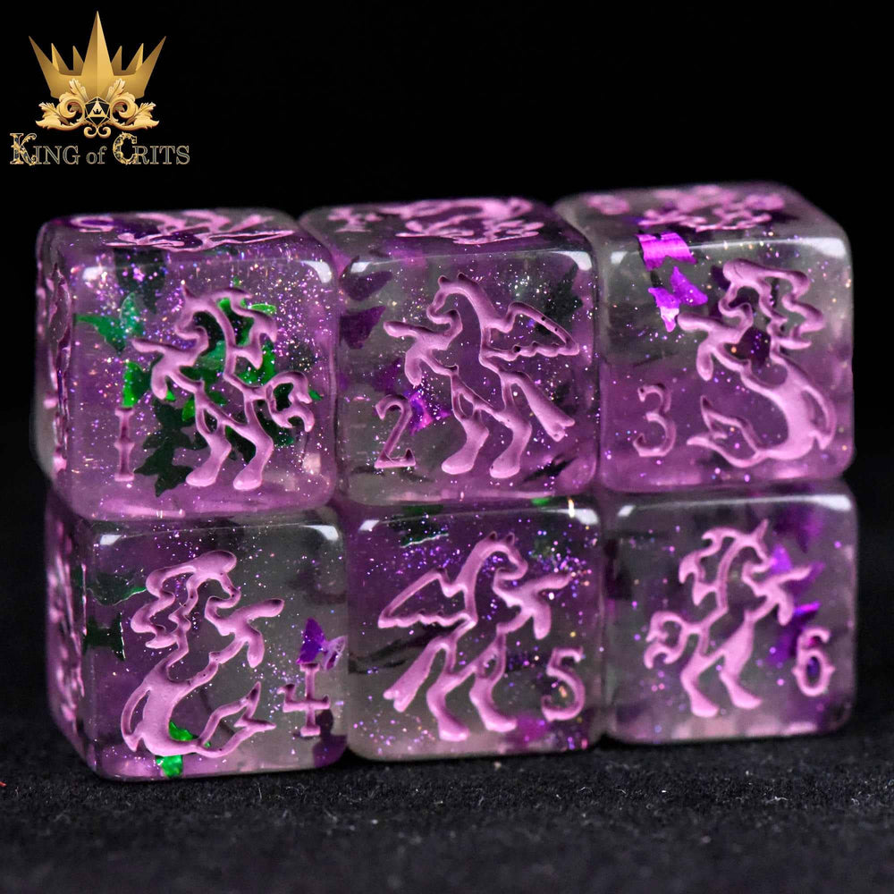 King of Crits Dice Set - Fairy Flight (11-Piece)