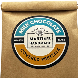 Hand-Dipped Chocolate Pretzels - Milk