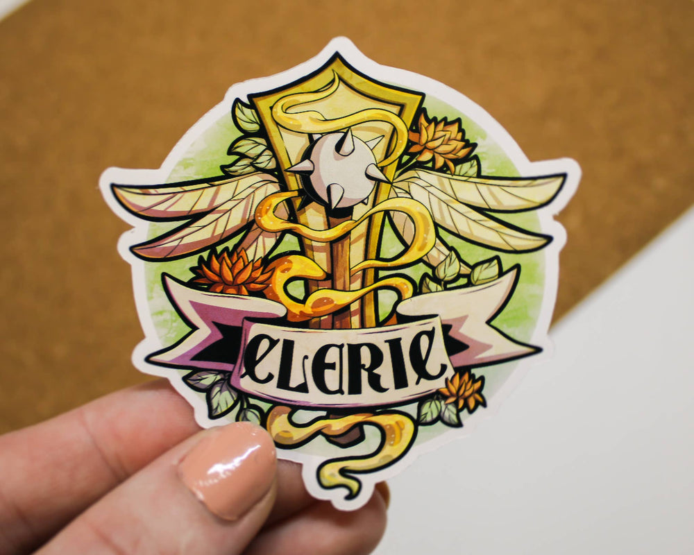 Cleric Class Sticker: Sticker