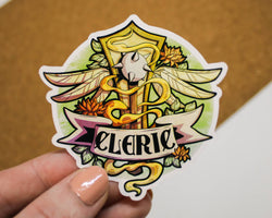 Cleric Class Sticker: Sticker