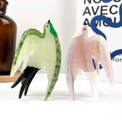 Hair Clip - Pink Swallow