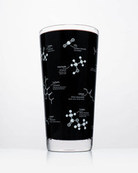 Drinking Glass - Chemistry of Beer (Case of 4)