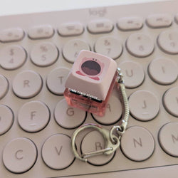 Fidget Keycap Keychain - Kirbo
